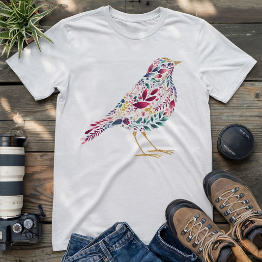 Bird Made By Leaves T-shirt