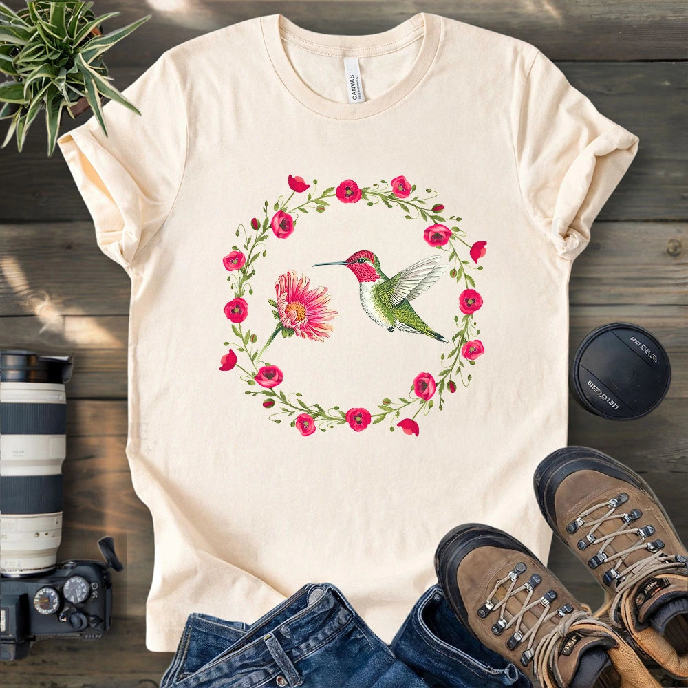 Anna Hummingbird Of California T-shirt
