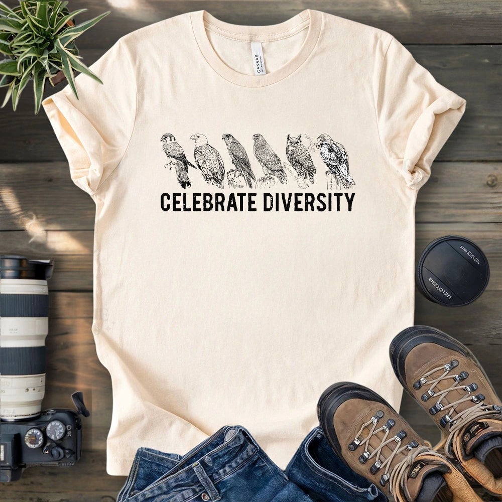 Celebrate Raptor Diversity T-shirt