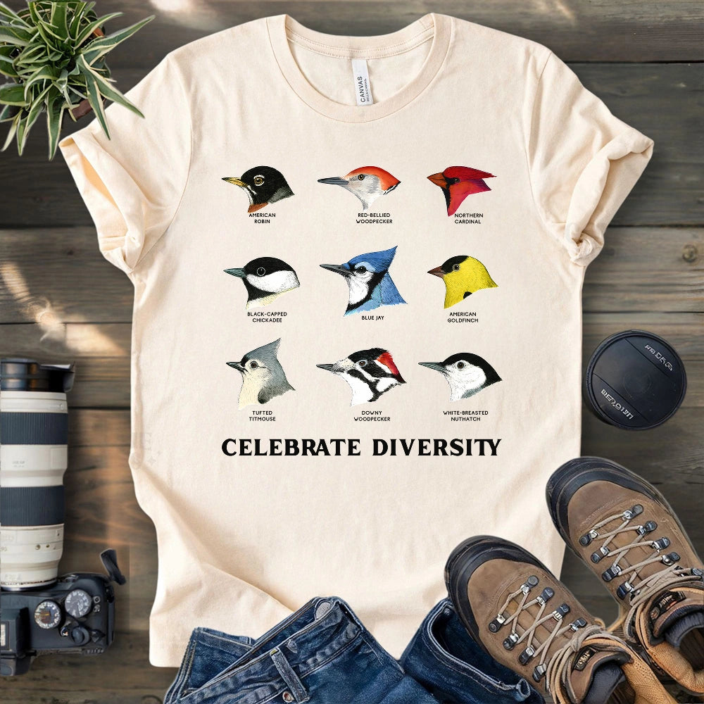 Northern Backyard Birds T-shirt