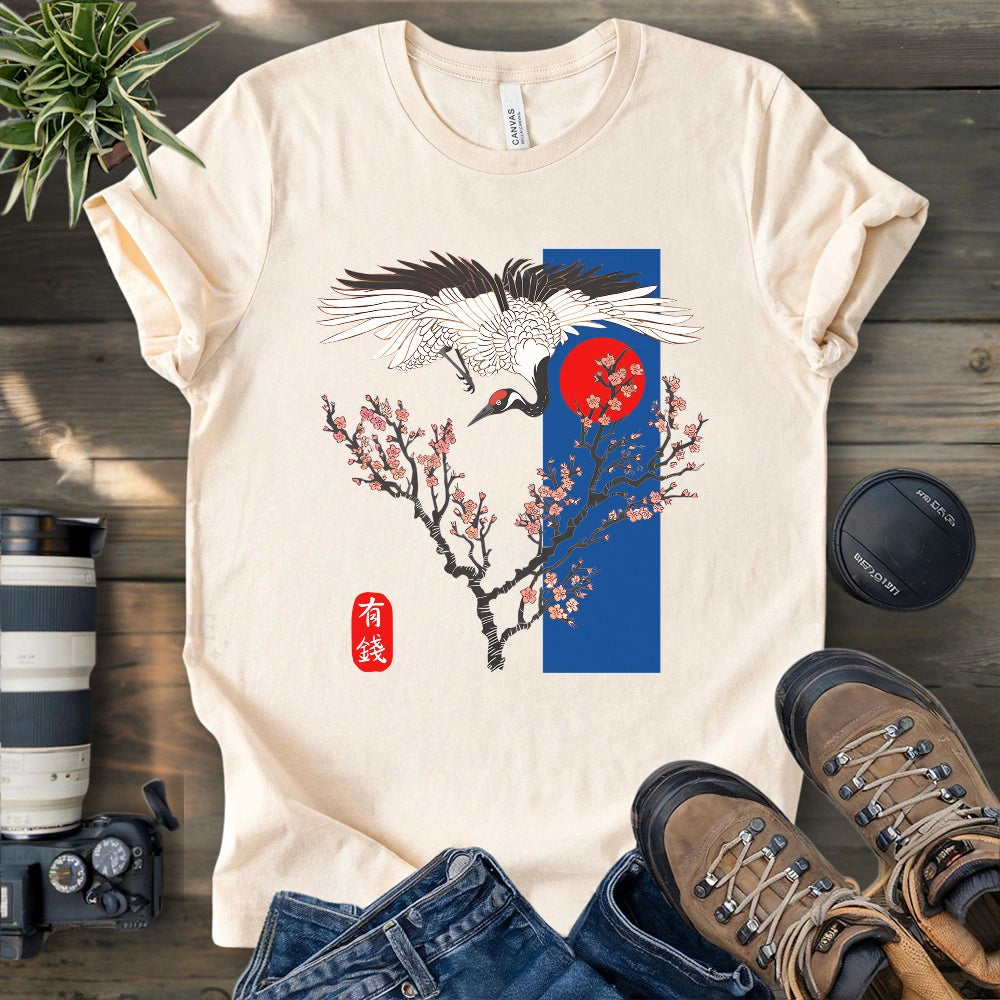Red-crowned Crane T-shirt