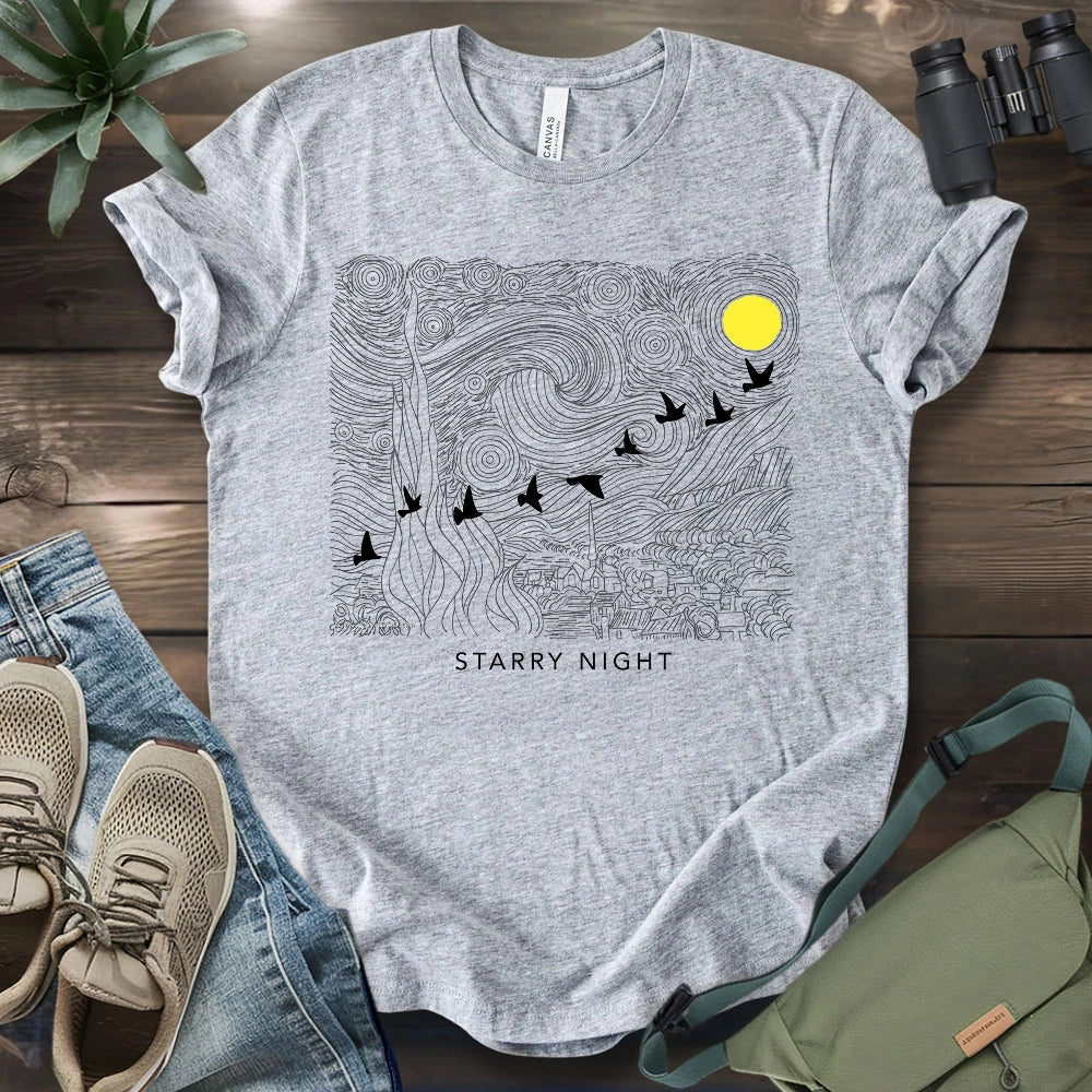 Starry Night Migration T-shirt