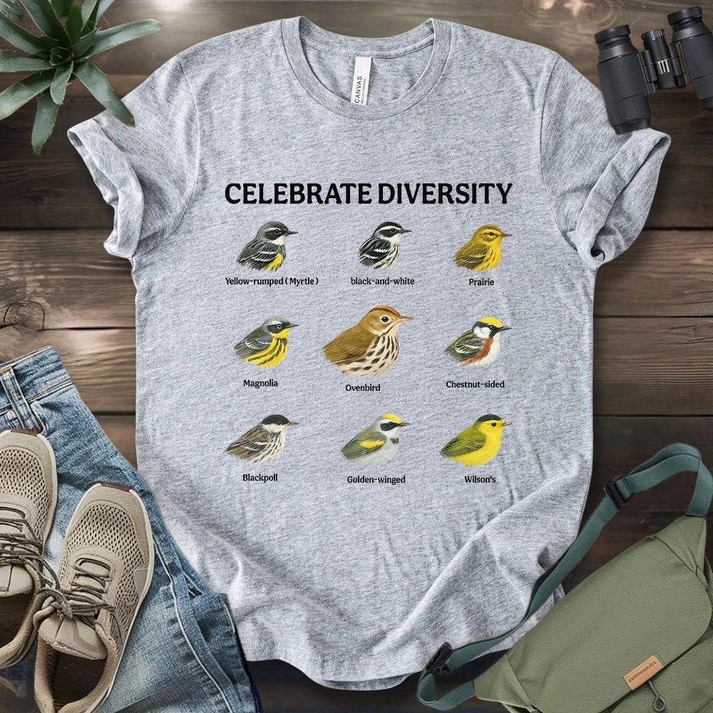 Warbler Diversity T-shirt