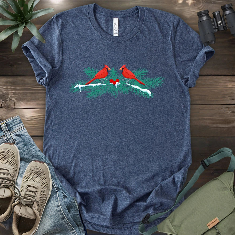Christmas Cardinals T-shirt