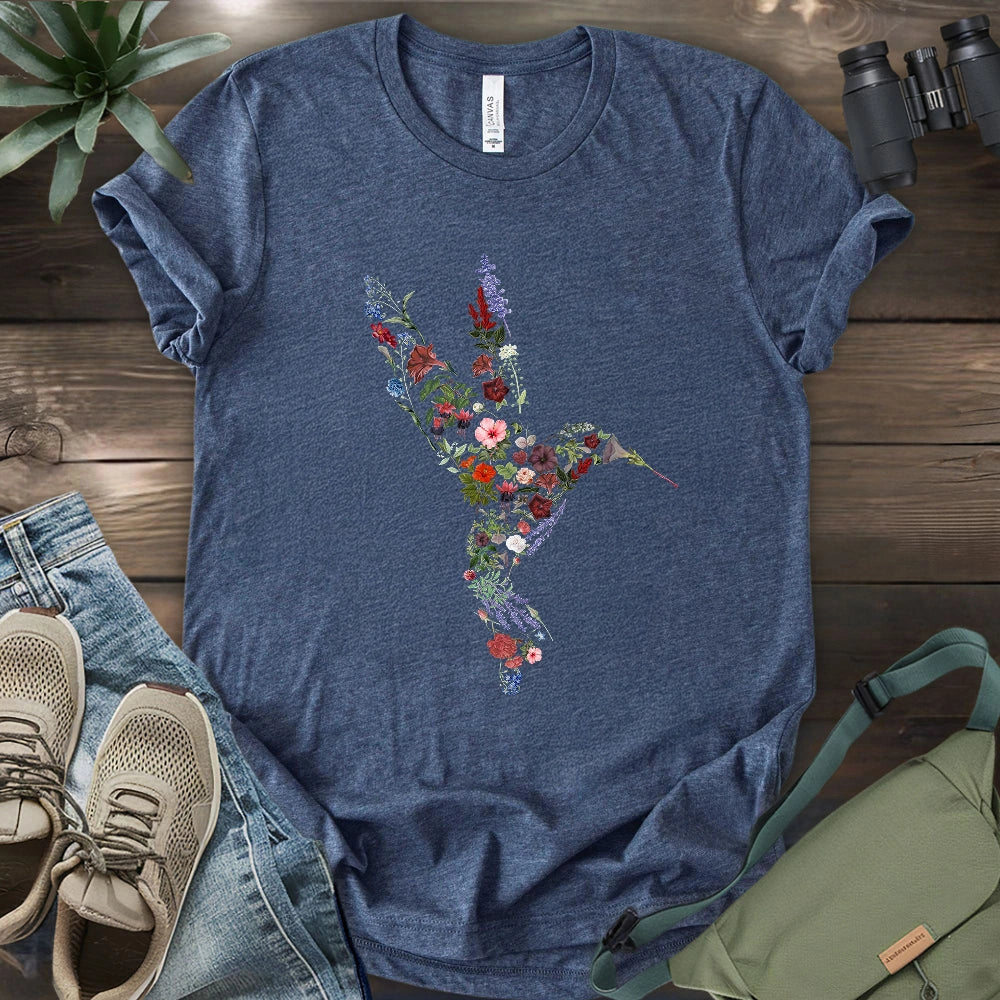 Hummingbird Made By Flowers T-shirt