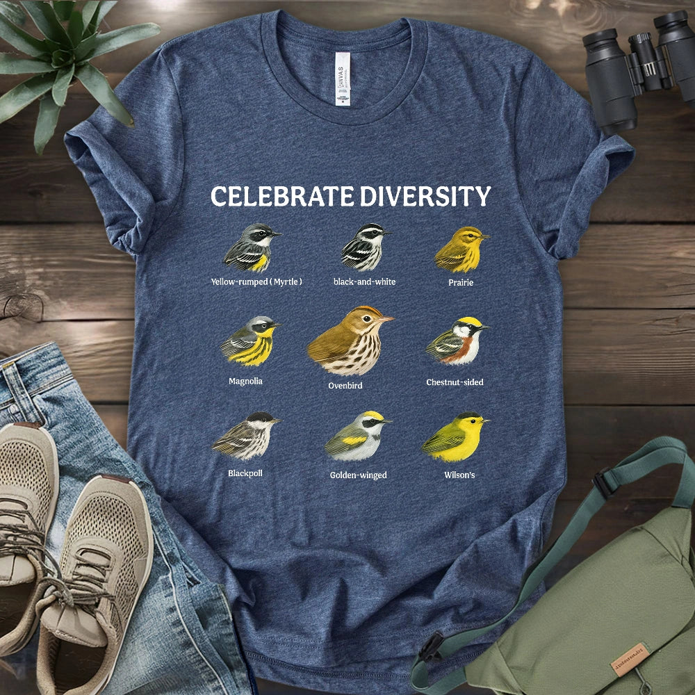 Warbler Diversity T-shirt