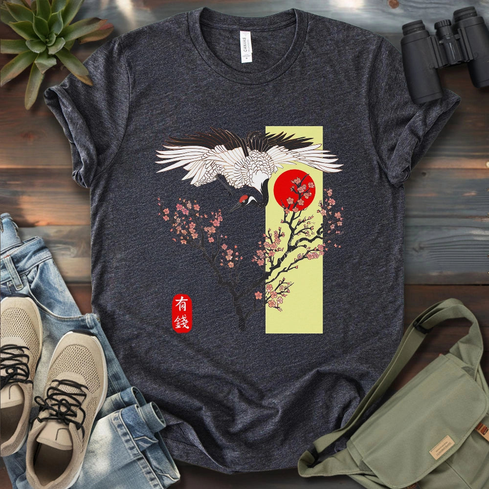 Red-crowned Crane T-shirt