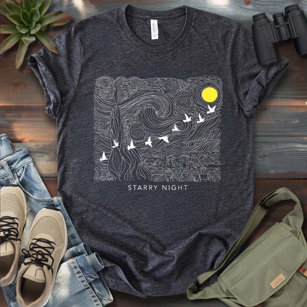 Starry Night Migration T-shirt
