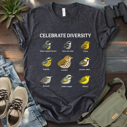 Warbler Diversity T-shirt