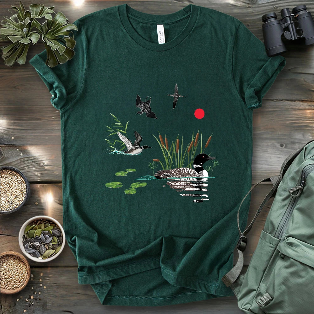 Loon Landing T-shirt