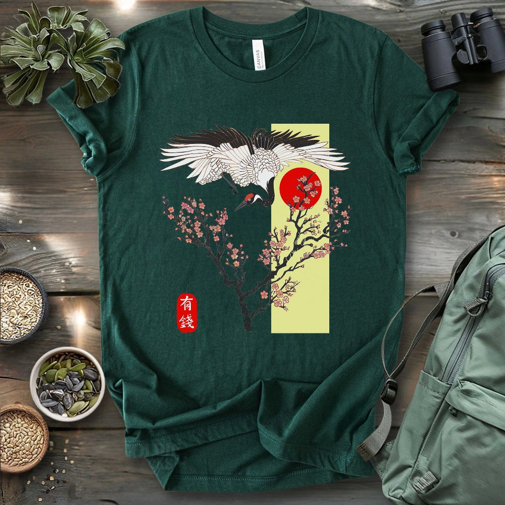 Red-crowned Crane T-shirt
