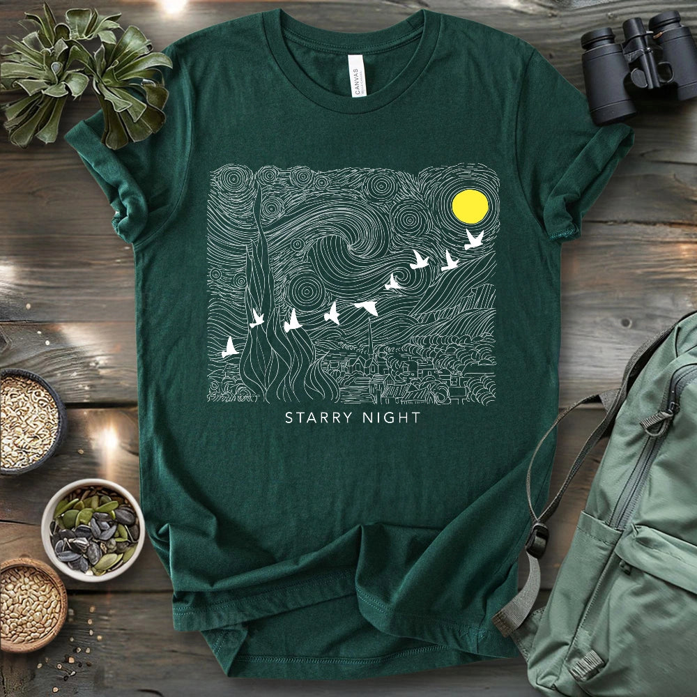 Starry Night Migration T-shirt
