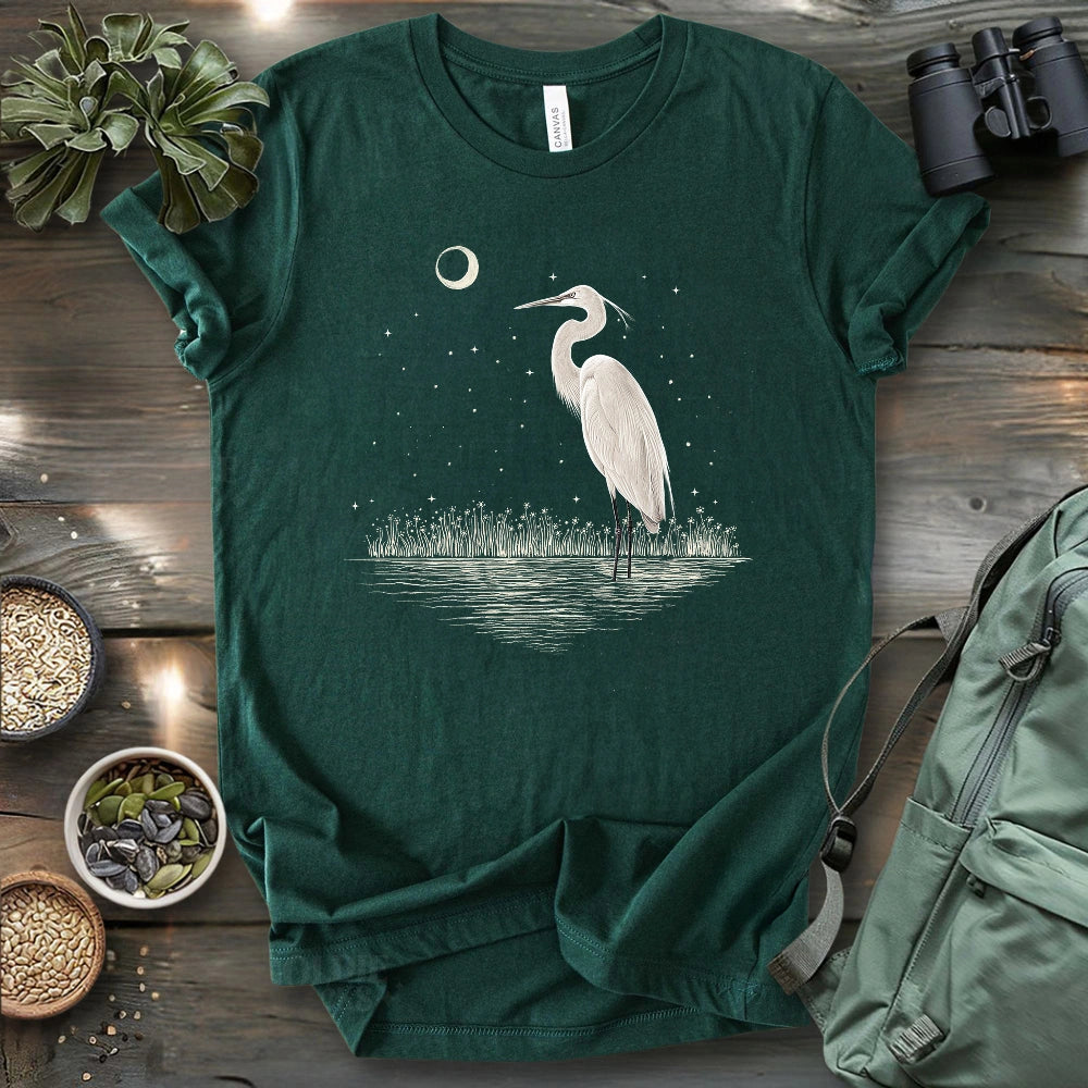 Winter Egret T-shirt