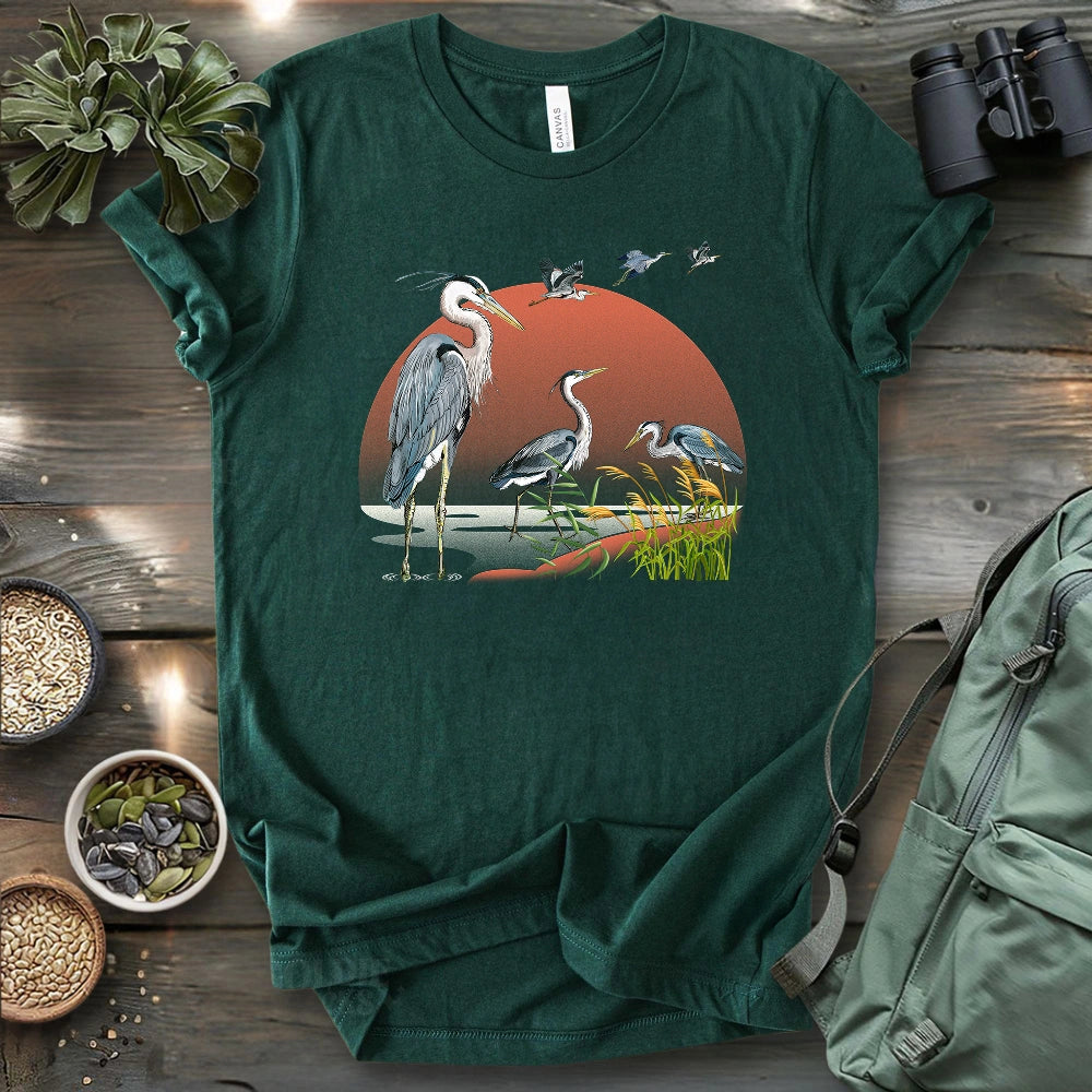 Heron Migration T-shirt