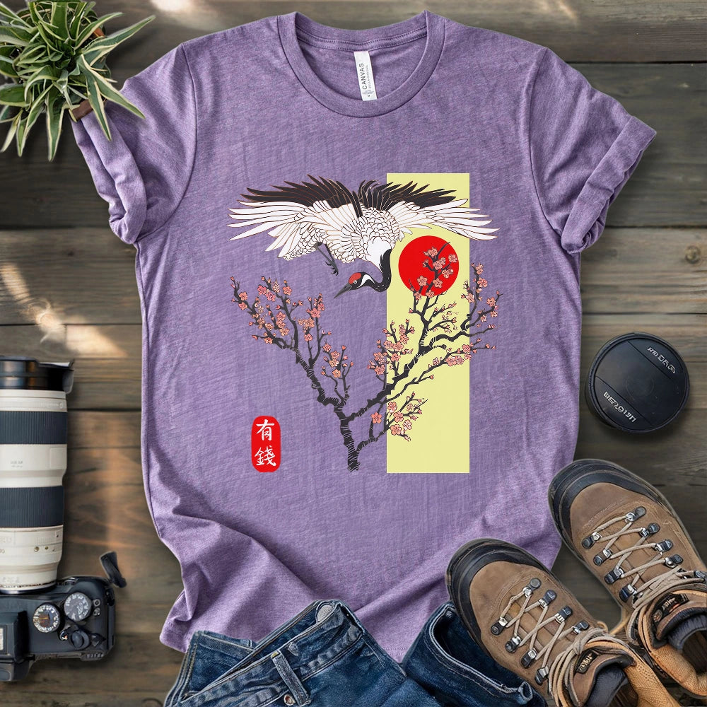 Red-crowned Crane T-shirt