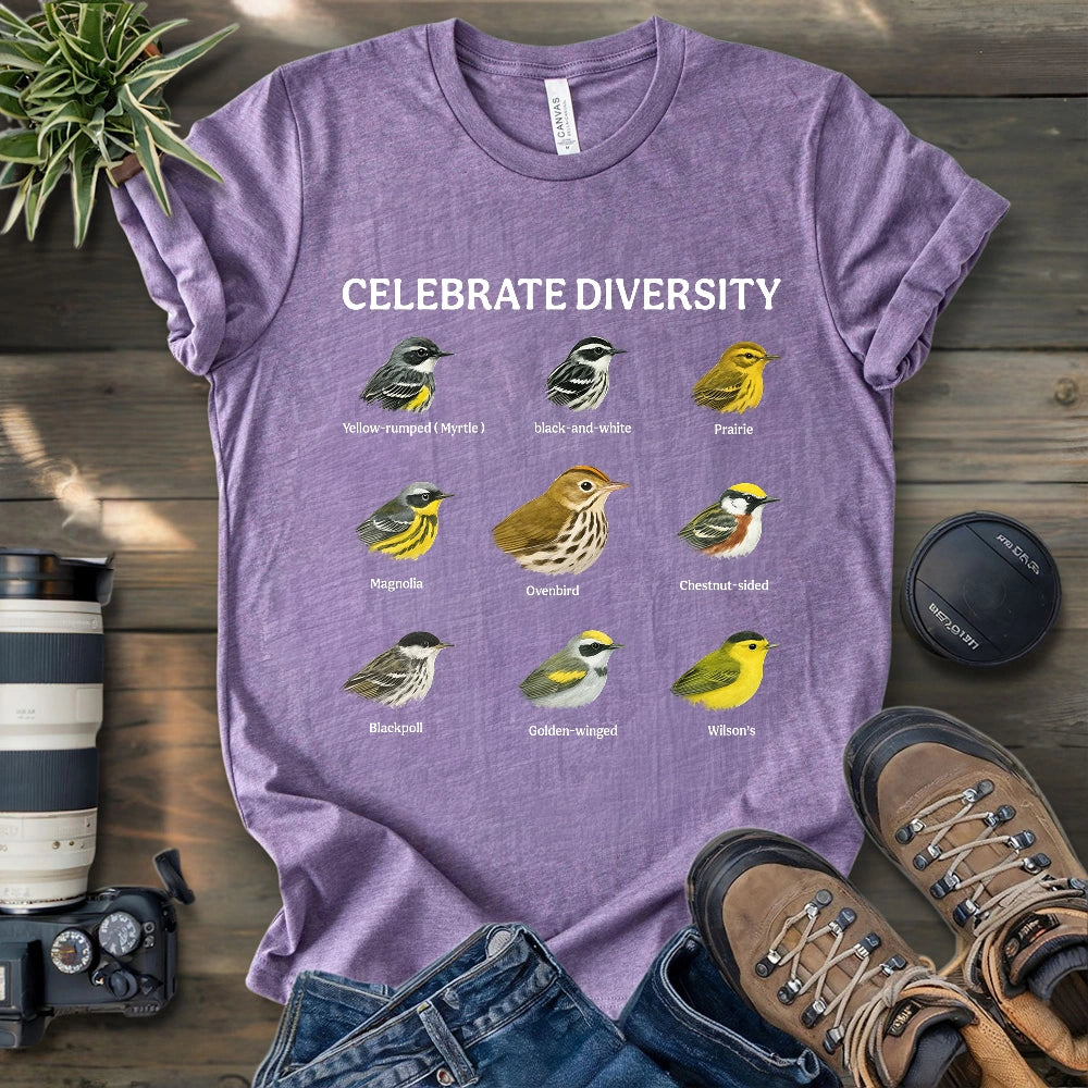 Warbler Diversity T-shirt