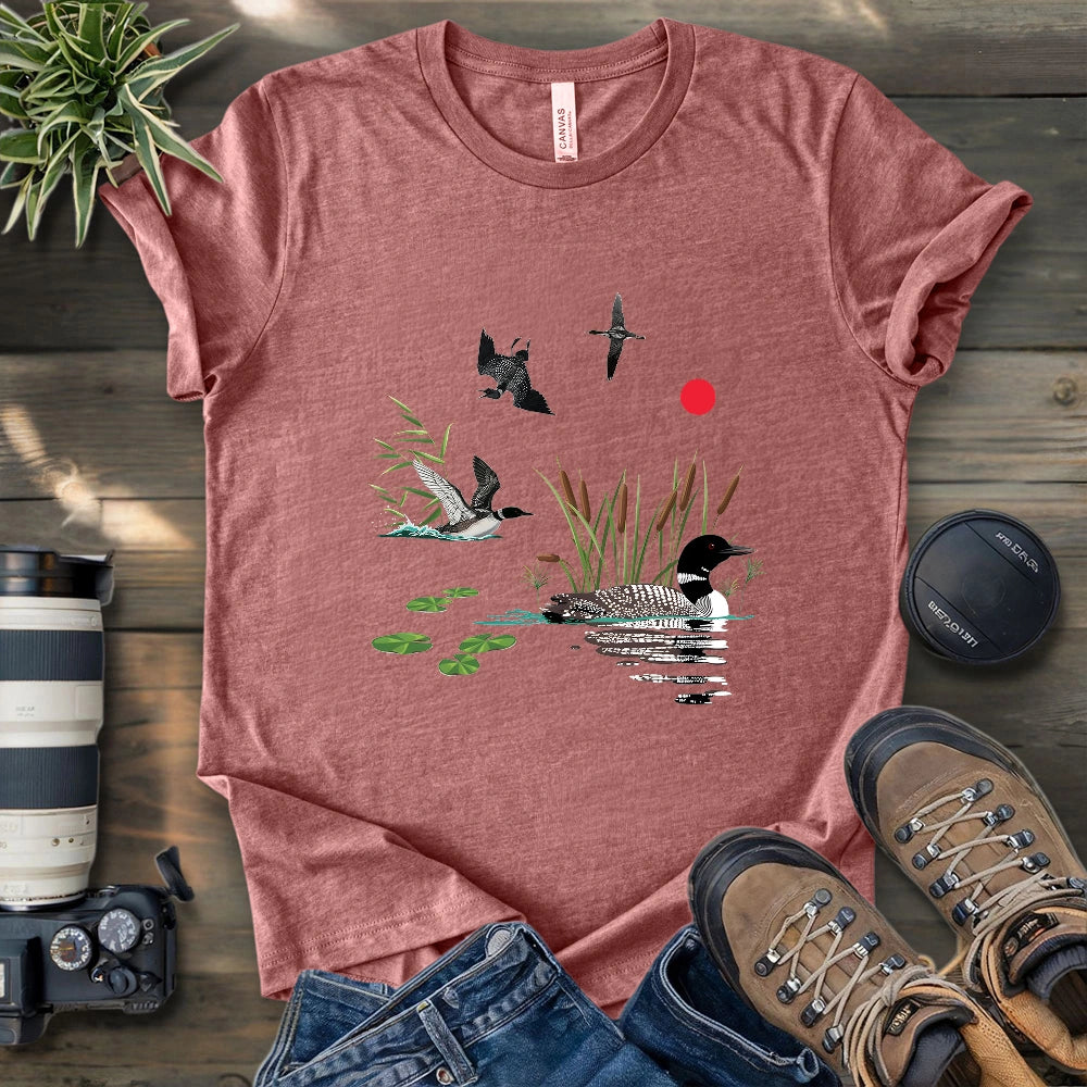 Loon Landing T-shirt