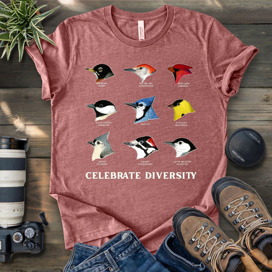 Northern Backyard Birds T-shirt