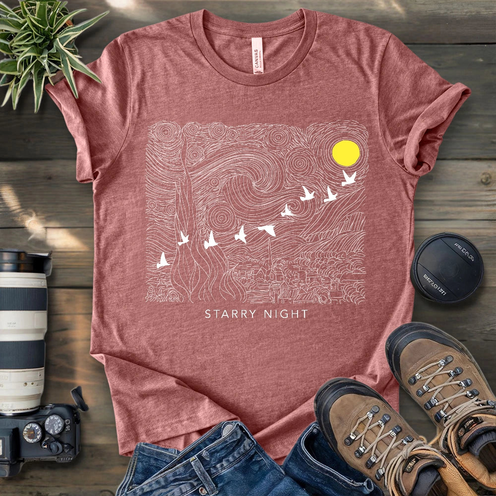 Starry Night Migration T-shirt