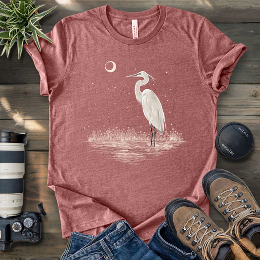Winter Egret T-shirt