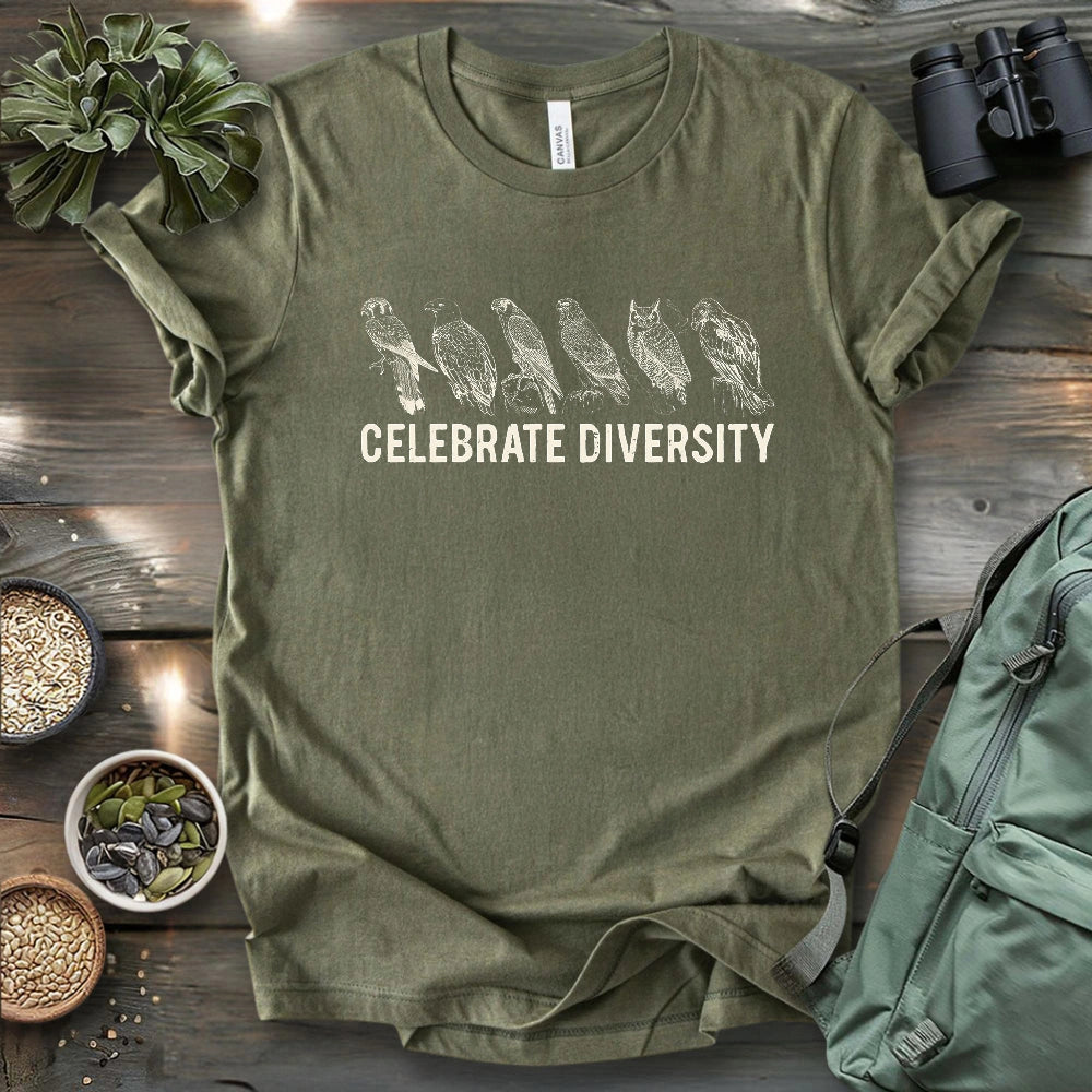 Celebrate Raptor Diversity T-shirt