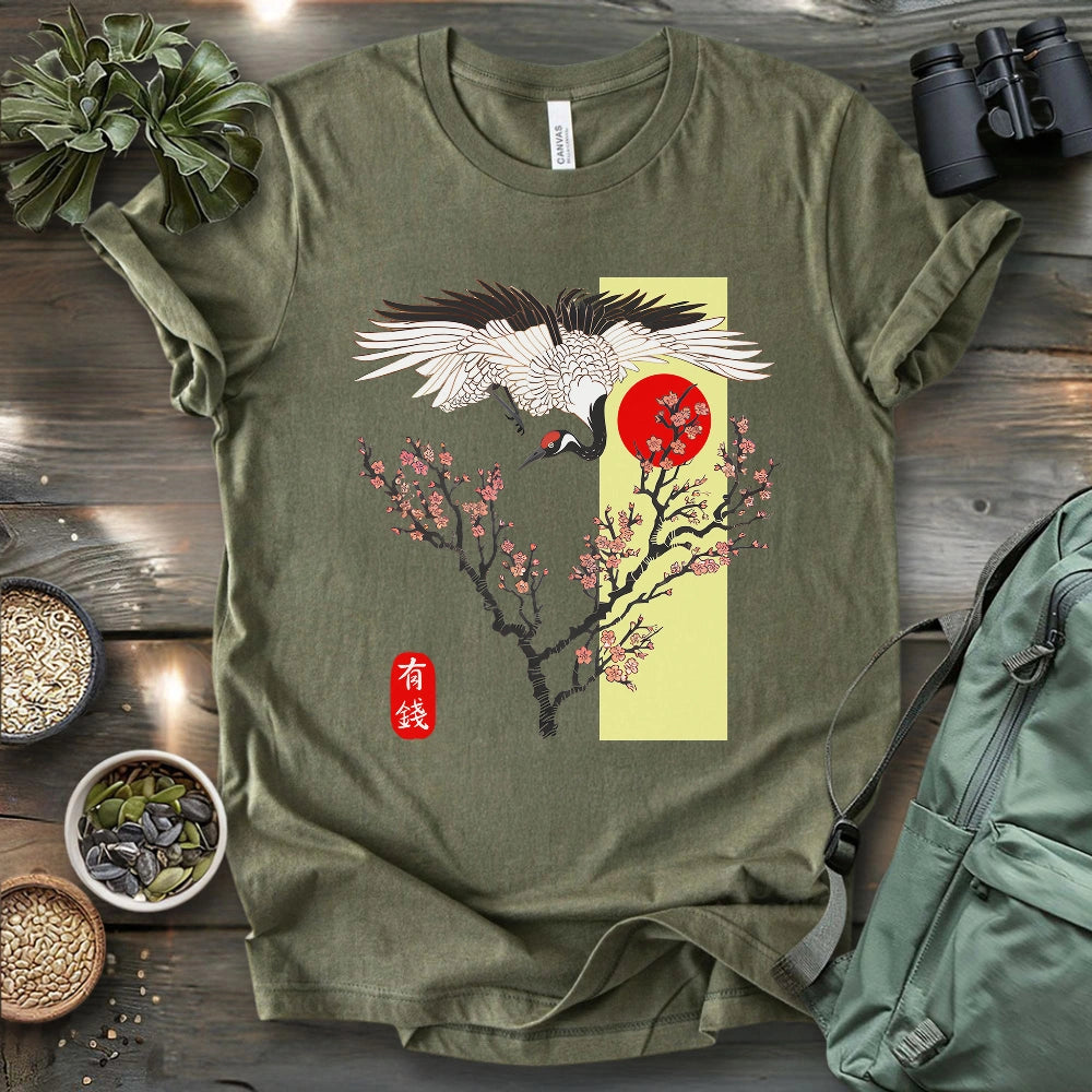 Red-crowned Crane T-shirt