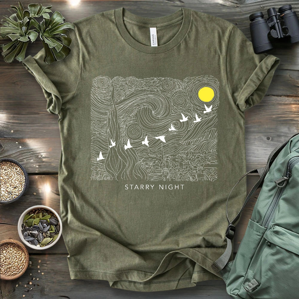 Starry Night Migration T-shirt