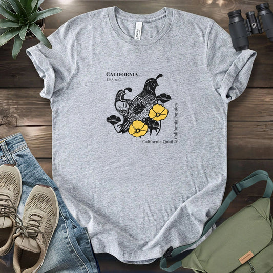 Quail Of California T-shirt