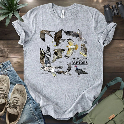 Field Guide To Raptors T-shirt