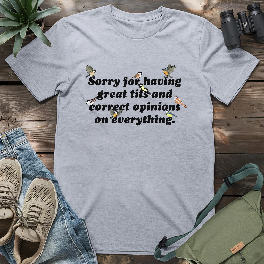 Having Great Tits T-shirt
