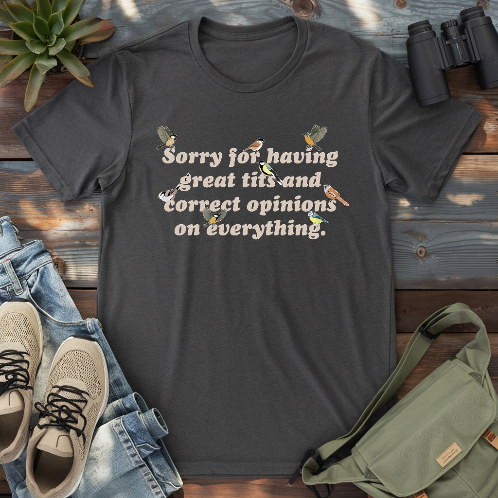 Having Great Tits T-shirt