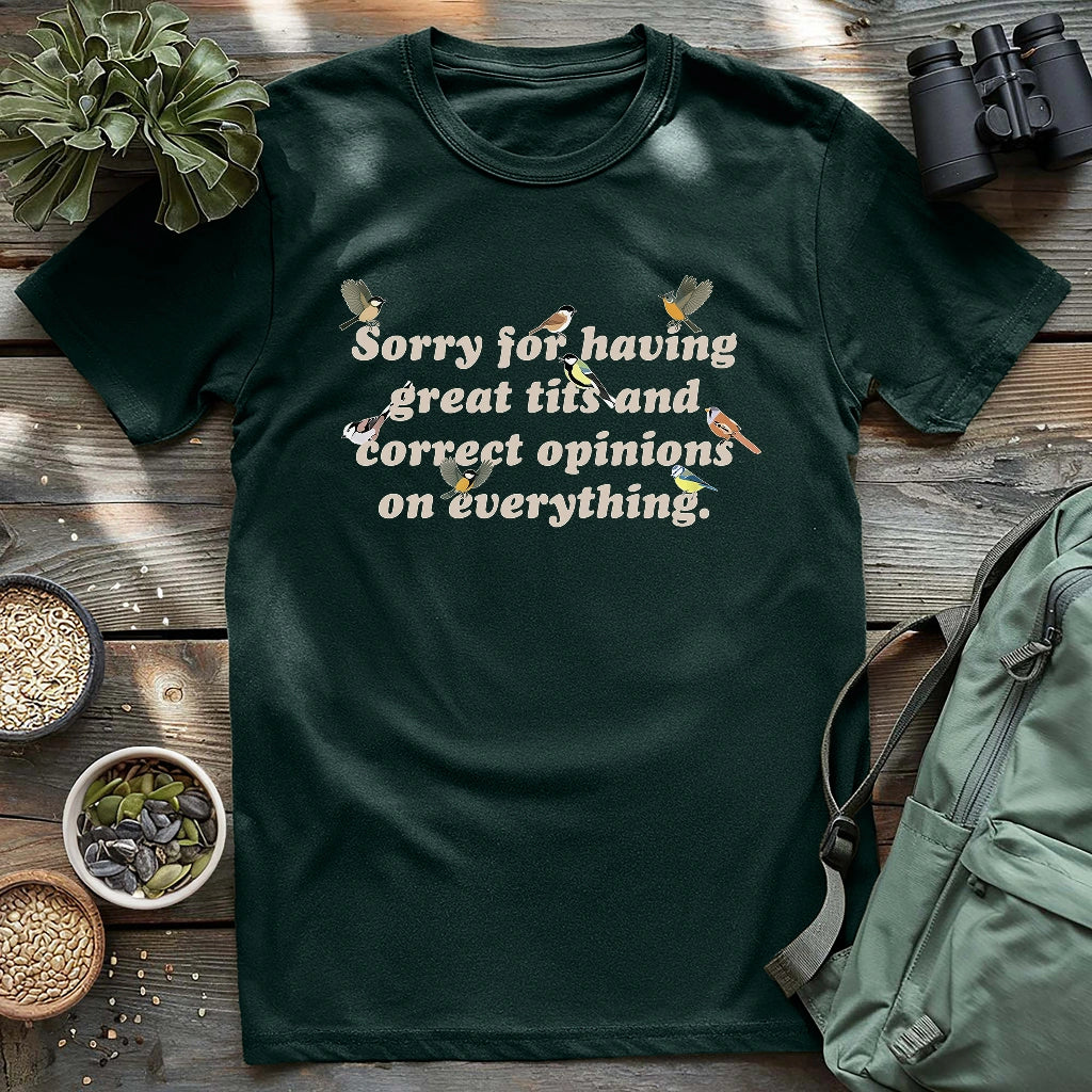 Having Great Tits T-shirt