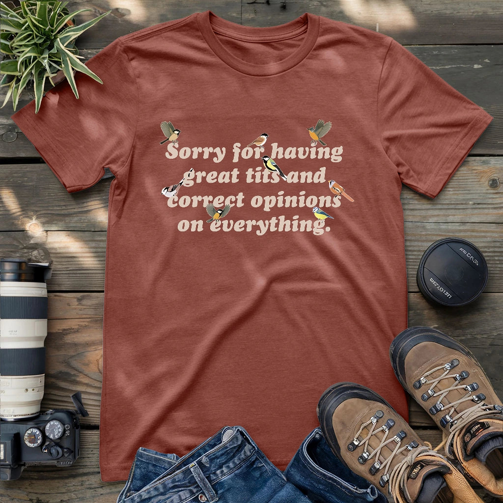 Having Great Tits T-shirt