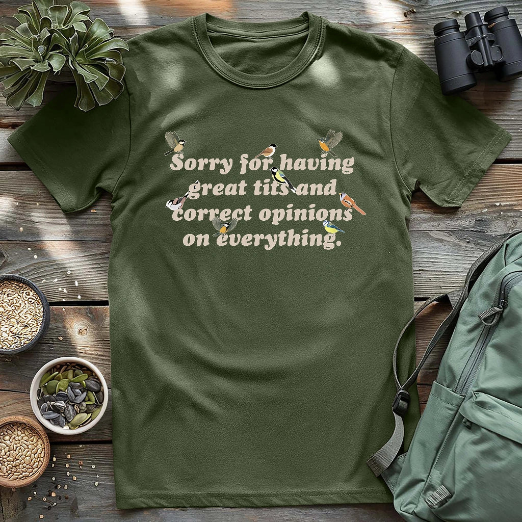 Having Great Tits T-shirt