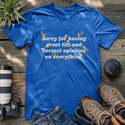 Having Great Tits T-shirt