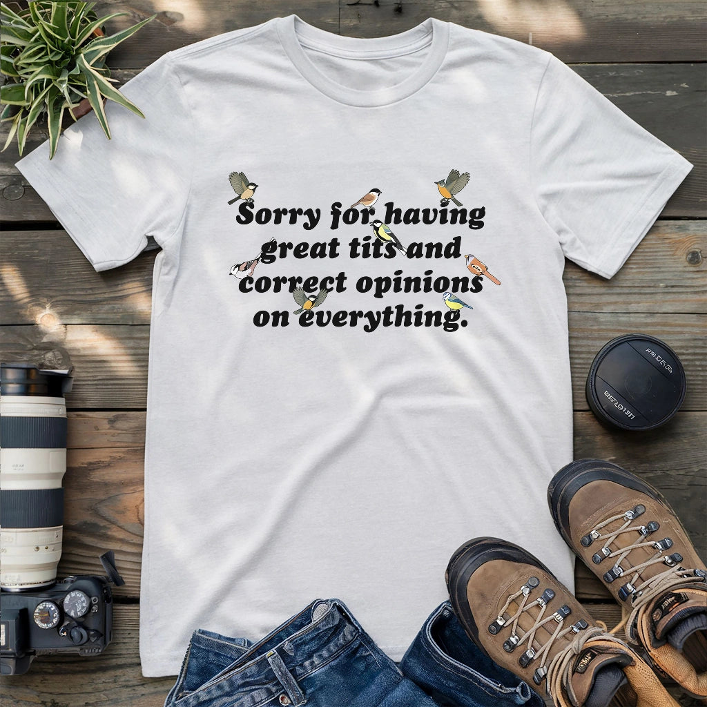 Having Great Tits T-shirt