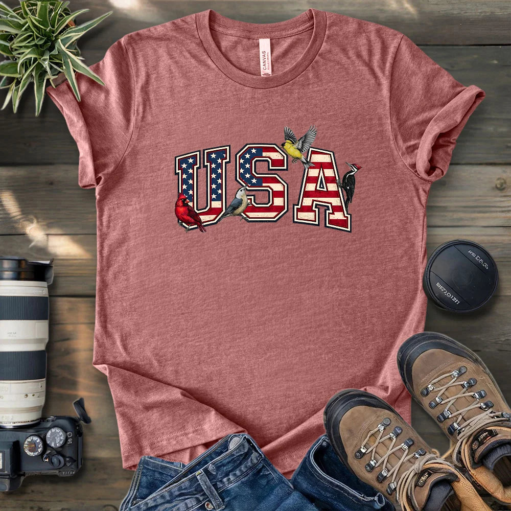 Backyard Birds USA T-shirt
