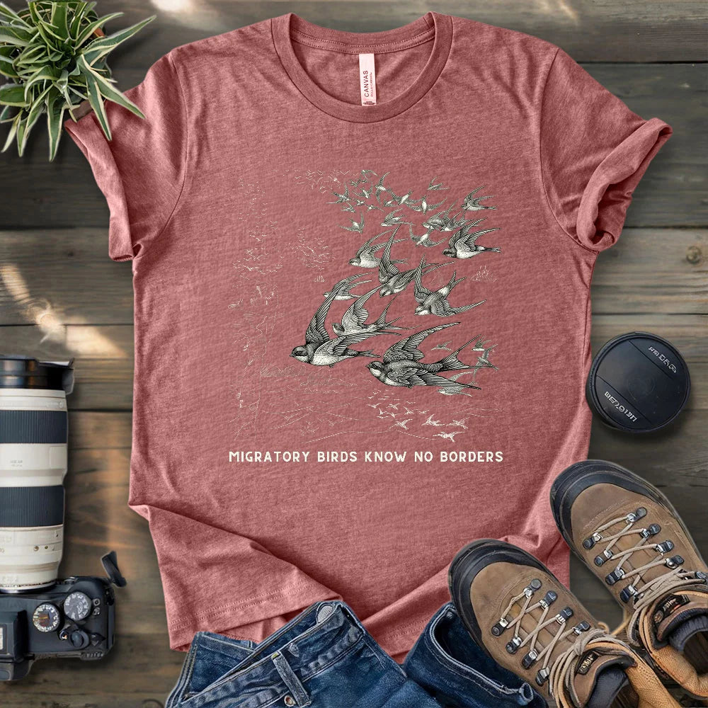 Birds Know No Border T-shirt