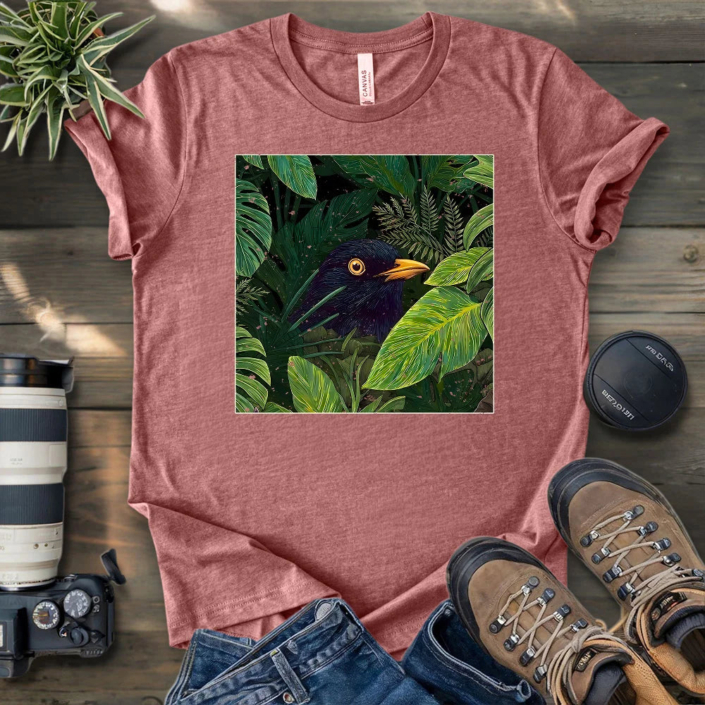 Blackbird In The Forest T-shirt
