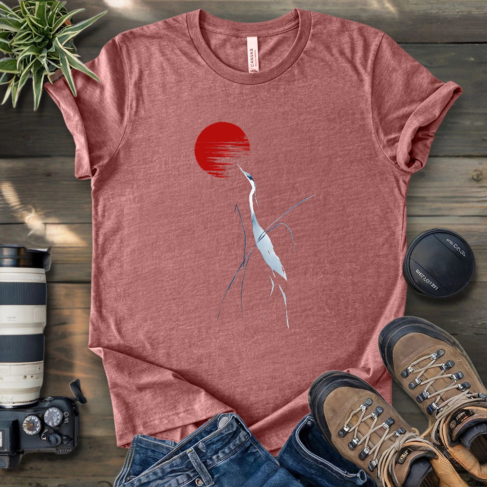 Crane Of The Dawn T-shirt