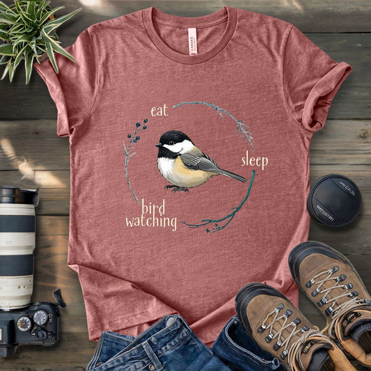 Eat, Sleep, Birdwatching, Repeat T-shirt