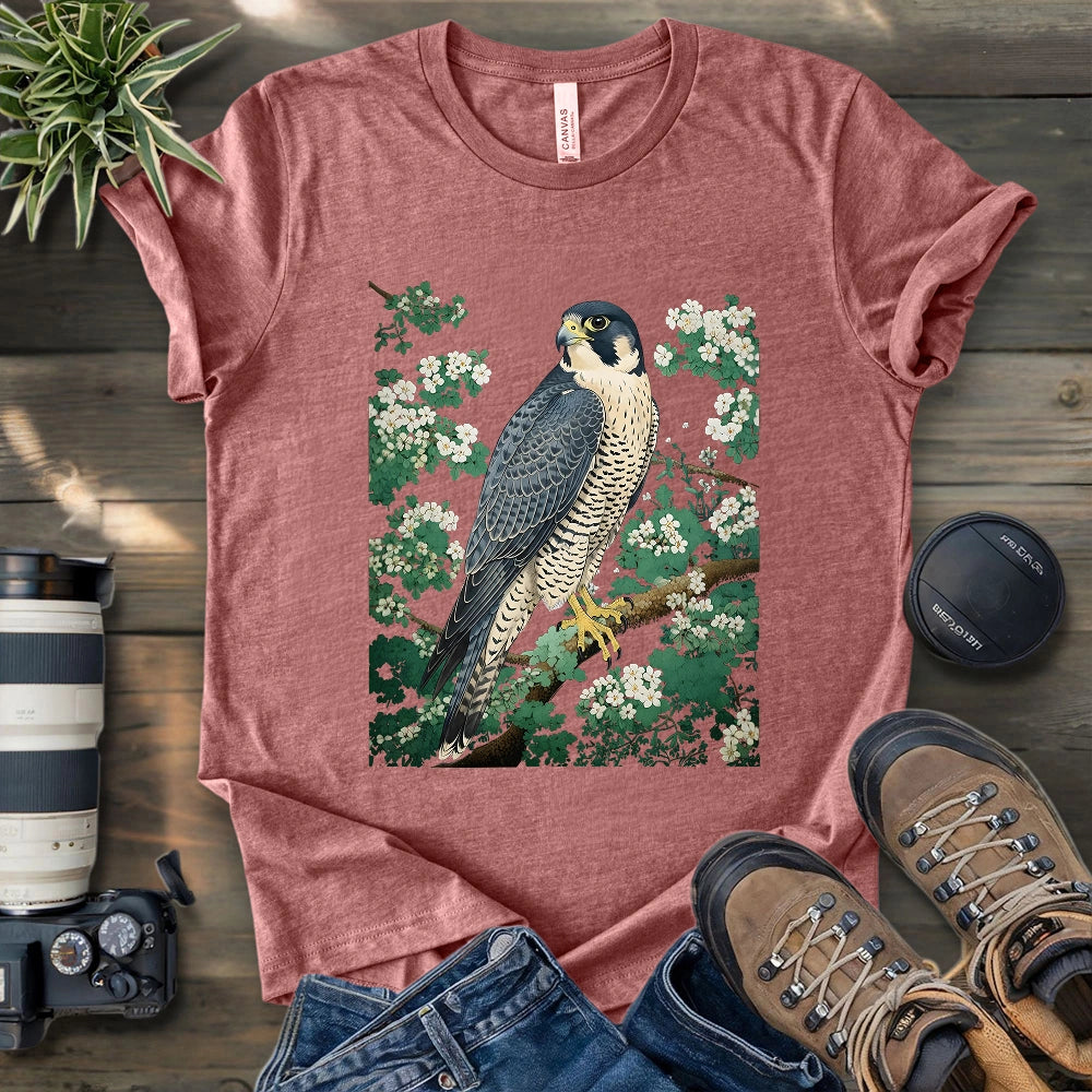 Falcon In Bloom T-shirt