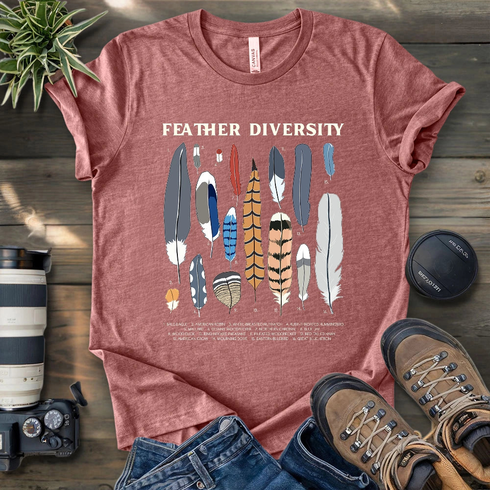 Feather Diversity T-shirt