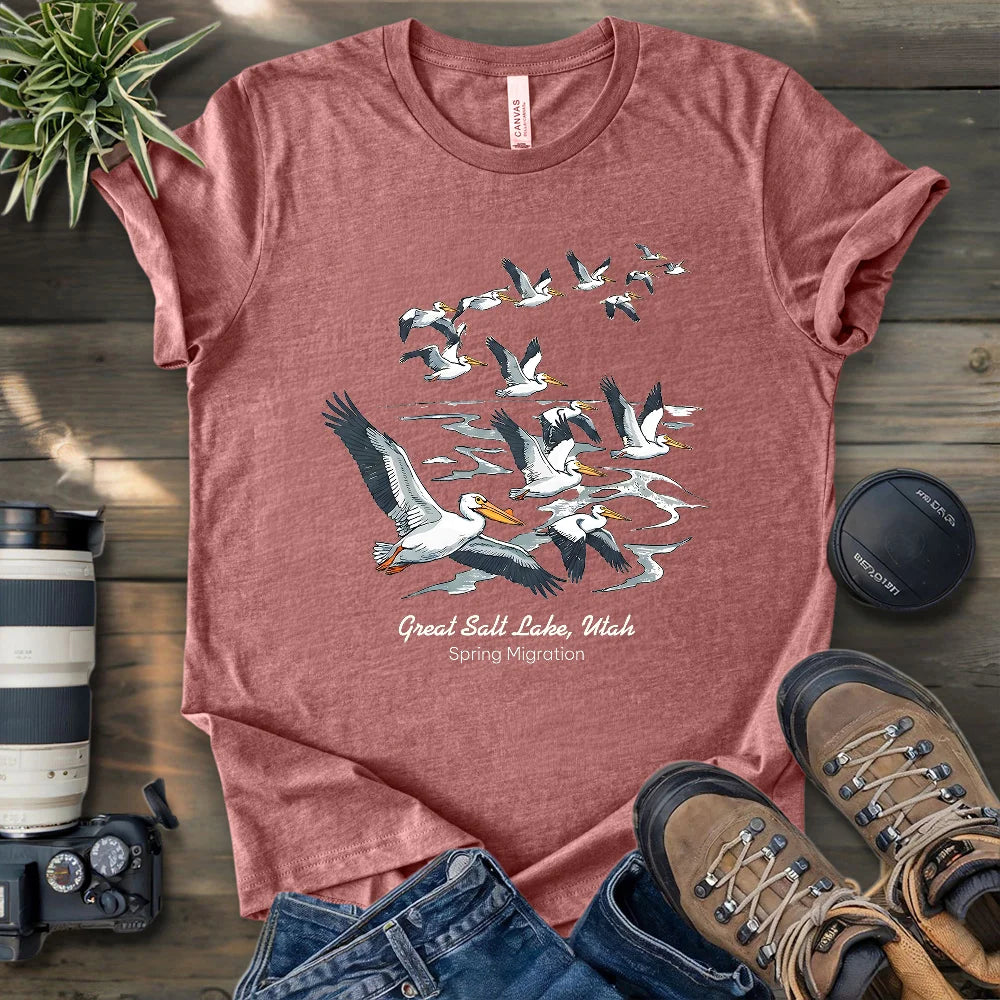Great Salt Lake In Spring T-shirt