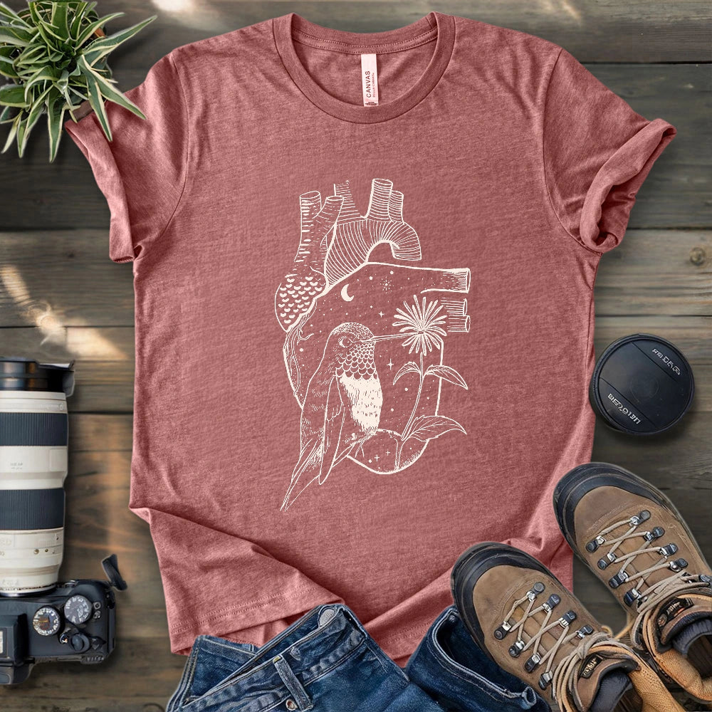 Heart Full of a Hummingbird T-shirt