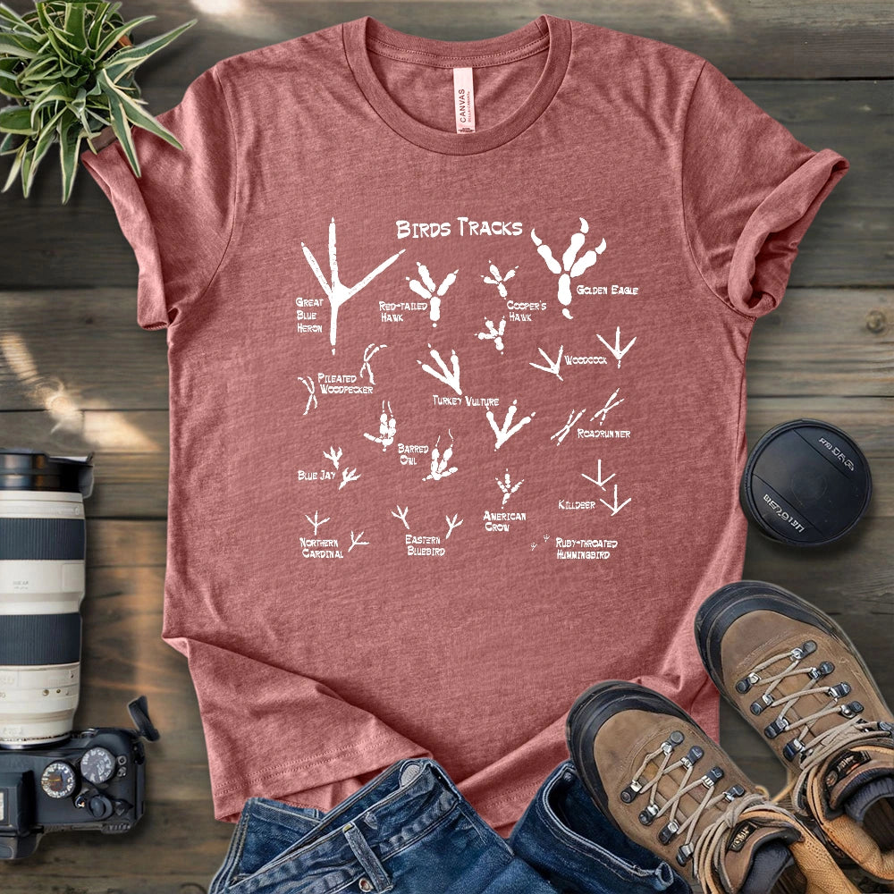 ID Bird Footprints T-shirt