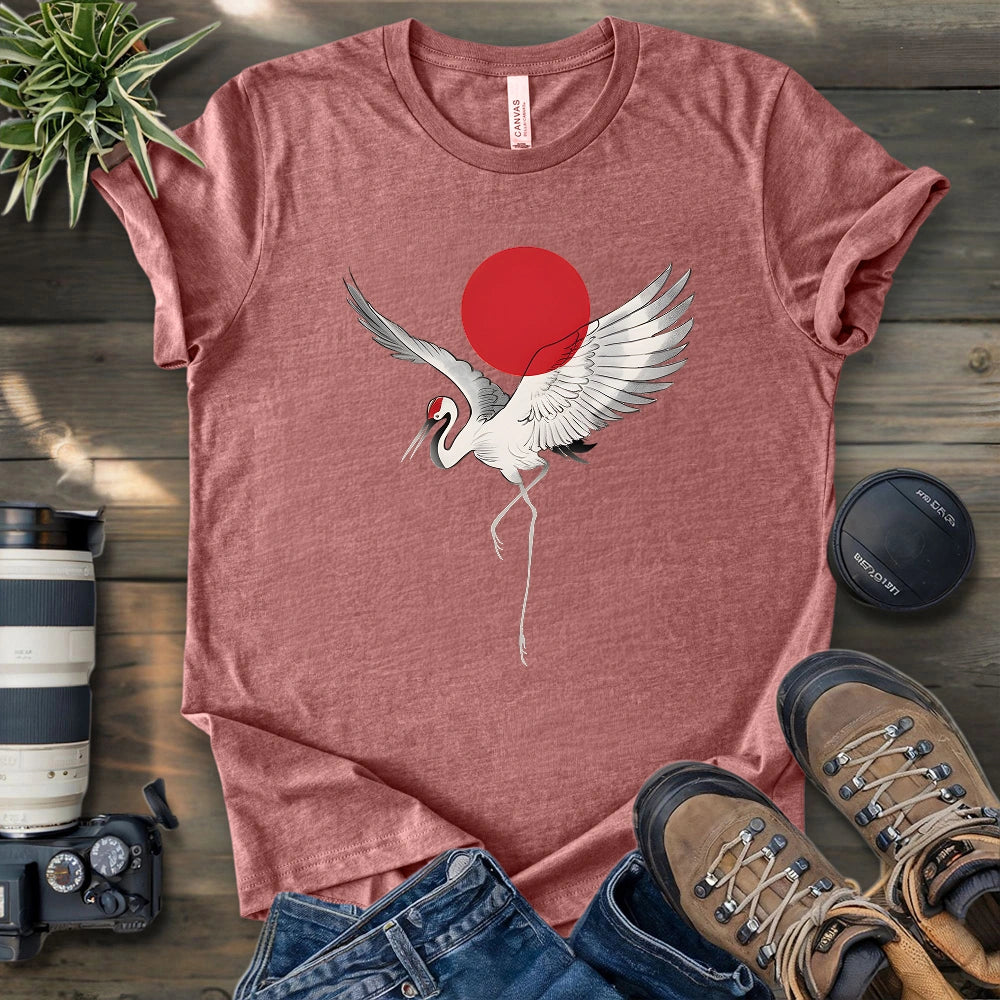 Japan Sun Crane T-shirt