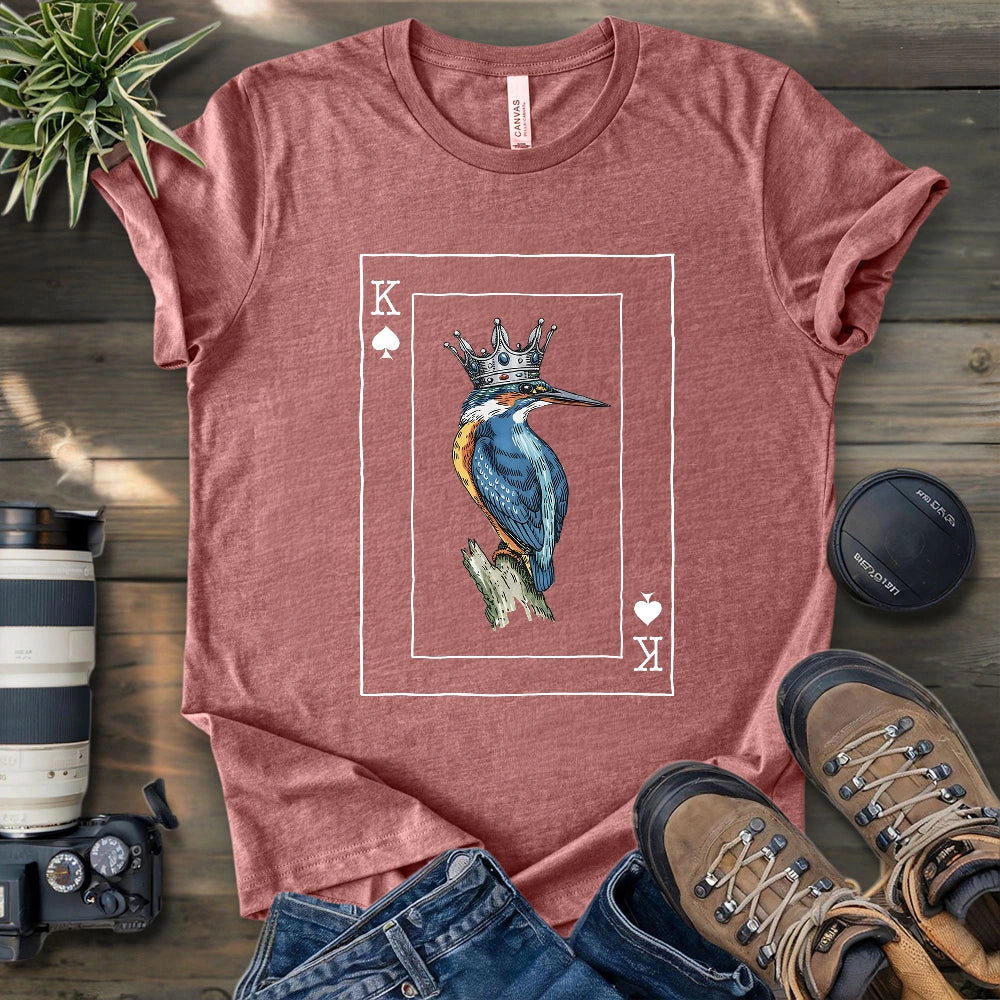 Kingfisher of Spades T-shirt