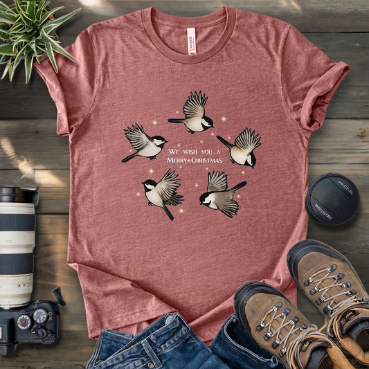 Merry Christmas Chickadee T-shirt