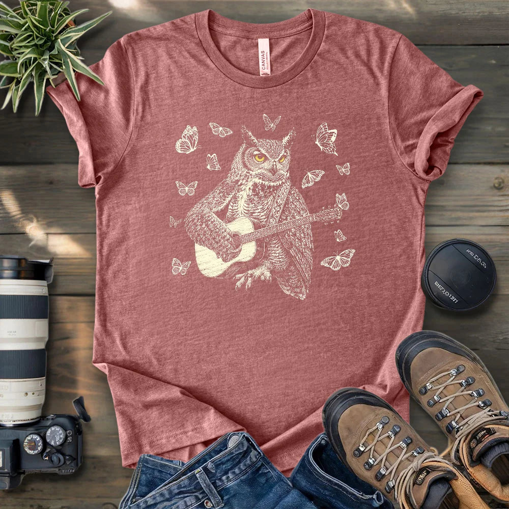 Owl Artist T-shirt